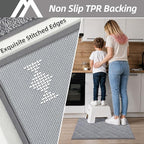 COSY HOMEER Kitchen Rugs Washable Non Slip Kitchen Mats - Image 5