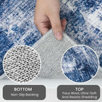 IOHOUZE Abstract Area Rug 4x6 Ft Washable Rugs - Image 4