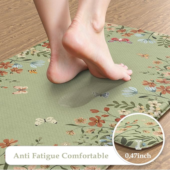 KIMODE Kitchen Mats for Floor Anti Fatigue, Padded Kitchen Floor Mats, Comfort - Image 3