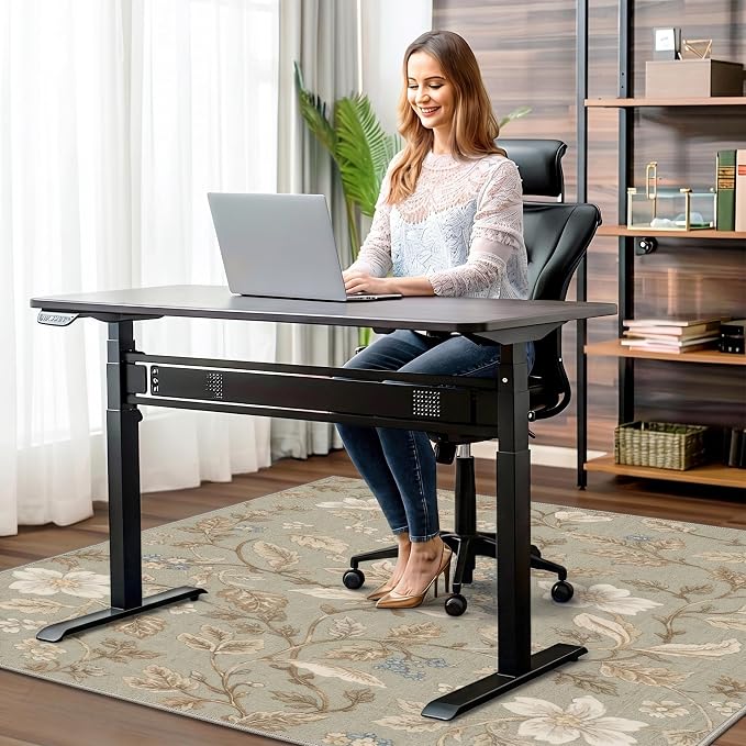 48"x72" Office Chair Mat for Hardwood Tile Floor, Under Desk Carpet Protector - Image 2