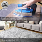 qulint 5x7 Area Rugs for Living Room, Soft Fluffy Rug for Bedroom Shag Shaggy - Image 5