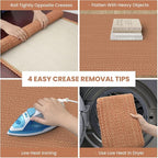 IOHOUZE Small Area Rug 2x3 Washable Woven Rugs - Image 2