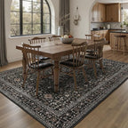 DCX Black 4x6 Rug, Kid & Pet Friendly - Image 3
