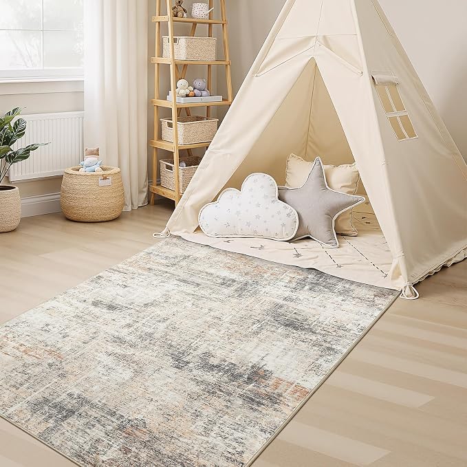 Lofus 3x5 Area Rug for Entryway, Washablee Soft Rugs for Bedroom, Living Room - Image 8