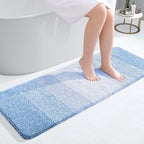 OLANLY Bathroom Runner Rugs Mat 47x17, Extra Soft Absorbent Microfiber Bath Rugs by OLANLY