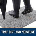 OLANLY Dog Door Mat for Muddy Paws 36x24, Absorbs Moisture and Dirt, Absorbent - Image 2