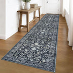 KILOCOCO Runner for Hallway 3x16 Runner Rug Printed Vintage Floral Washable Rug - Image 3