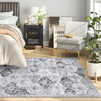 Lahome Moroccan Trellis Washable Small Area Rug, 3x5 Area Rug - Image 6