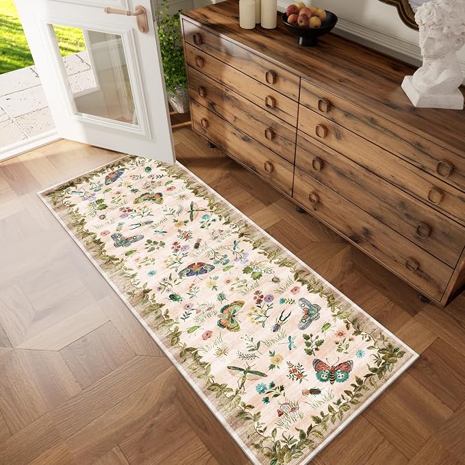 Machine Washable Hallway Runner Rugs: 2'6"x8' Kitchen Runner Stain Resistant - Image 8