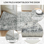 CAPALOCA Machine Washable Rugs Nursery Rug Sq4ft Cute Girl Non Slip Low Pile - Image 5