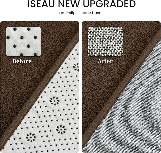 ISEAU 2x6 Runner Rug for Hallway, Soft Memory Foam Carpet - Image 2