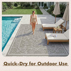 MontVoo-Outdoor Rug-Patio Rug 5x7 ft Polypropylene Indoor Outdoor Rugs Outdoor - Image 7