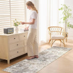 UERMEI 2x6 Washable Runner Rug for Hallway, Non Slip Low Pile Kitchen Carpet - Image 6
