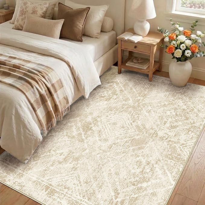 BESTSWEETIE Area Rug 8x10 Rug Machine Washable Non-Slip Low Pile Print Pattern - Image 7