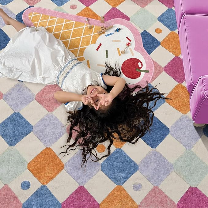 jinchan Macy 8x10 Kids Area Rug - Image 8