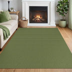 IOHOUZE Washable Area Rug 5x7 Non Slip Rubber Backed Rugs by iOhouze