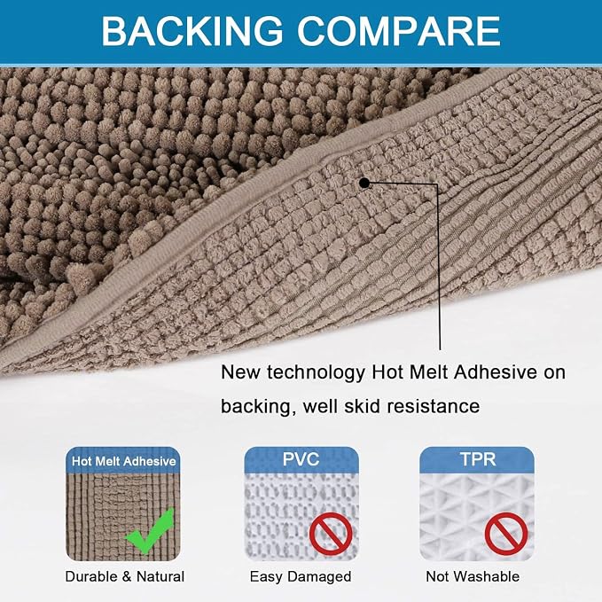 H.VERSAILTEX Bathroom Rugs Bath Rugs - Image 4