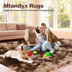 Large 9x12 Area Rug for Living Room, Soft Shag Rugs for Bedroom, Non-Slip Ultra - Image 4