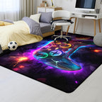 5x7 ft Neon Gaming Area Rug for Boys Room, Colorful Game Controller Carpet for - Image 6
