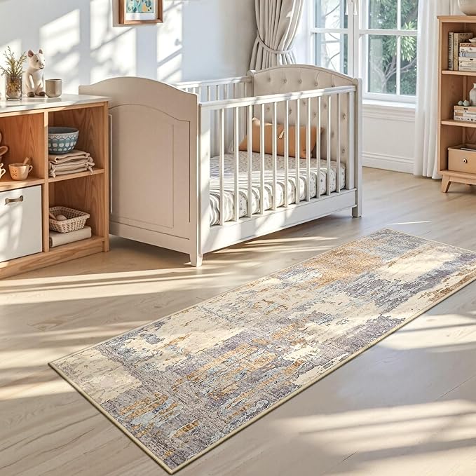 Toneed Entryway Runner Rug 2x6 for Hallway Kitchen, Washable Non-Slip Rug - Image 5