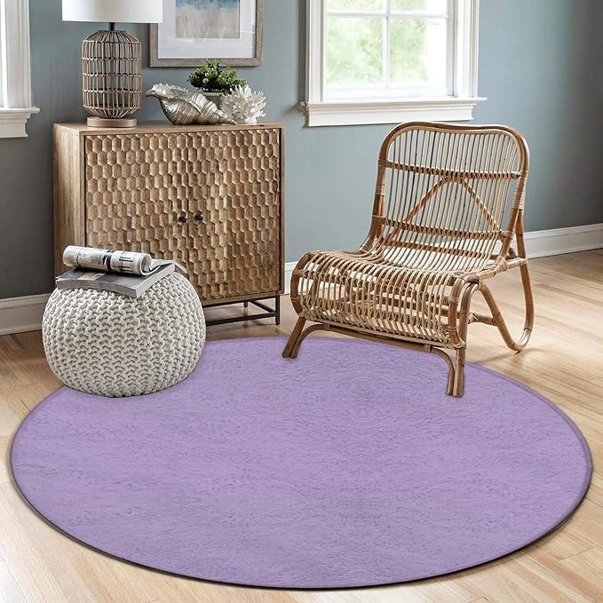 Home Decor Non Slip Kitchen Office Circle Rug, Machine Washable Modern Round - Image 3