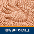 OLANLY Large Bathroom Rugs 40x32, Extra Soft Absorbent Chenille Bath Rugs - Image 3