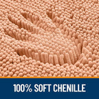 OLANLY Large Bathroom Rugs 47x32, Extra Soft Absorbent Chenille Bath Rugs - Image 3