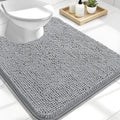 OLANLY Toilet Rugs U-Shaped 24x20, Extra Soft Absorbent Chenille Contour by OLANLY