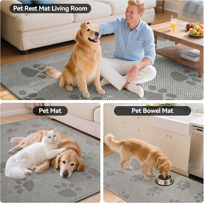 YDKGL Non-Slip Kitchen Mats for Floor, Soft Woven Linen Embroidery Kitchen - Image 8