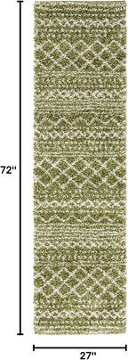 SAFAVIEH Arizona Shag Collection Runner Rug - Image 2