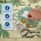 GarveeHome Jungle Rug 10x13 Washable Area Rugs - Image 8