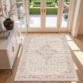 Rugxara 3x5 Washable Entryway Rug, Non Slip Boho Runner Rugs by Rugxara