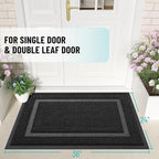 OLANLY Front Door Mat Indoor Outdoor Entrance, Waterproof All-Season, - Image 2