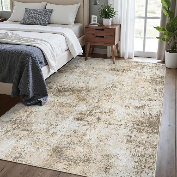 Washable Rug 6x9 Area Rugs: Soft Large Living Room Rug - Image 2