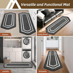 COSY HOMEER Kitchen Rugs and Mats 24"x48" Non Slip Kitchen Mats - Image 5