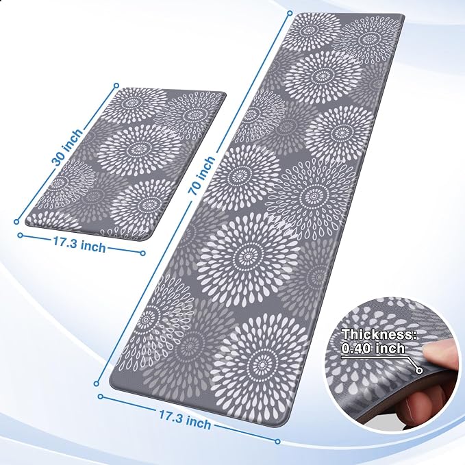 LuxStep Kitchen Mat Cushioned Rugs Anti-Fatigue Mats - Image 3