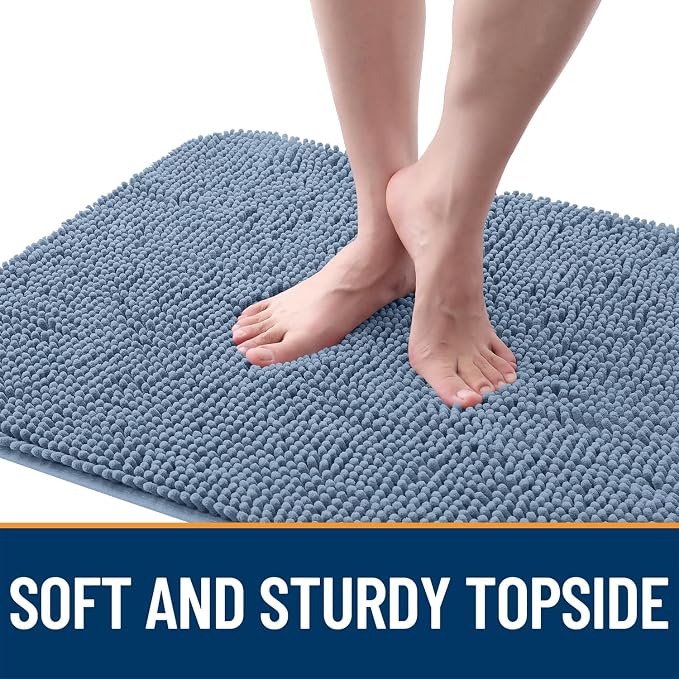 OLANLY Dog Door Mat for Muddy Paws 50x30, Absorbs Moisture and Dirt, Absorbent - Image 4