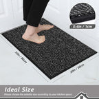 BEQHAUSE Kitchen Rugs 20"x32", Non-Slip Kitchen Mats - Image 2