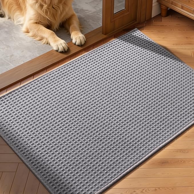 YIHOUSE Indoor Door Mat 24" x 36", Non-Slip Washable Entryway Mat, Dirt Trapper by YIHOUSE