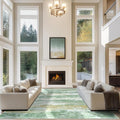 10x14 Area Rugs for Living Room Rug Washable: Abstract Large Rug Indoor Modern by Aelenmu