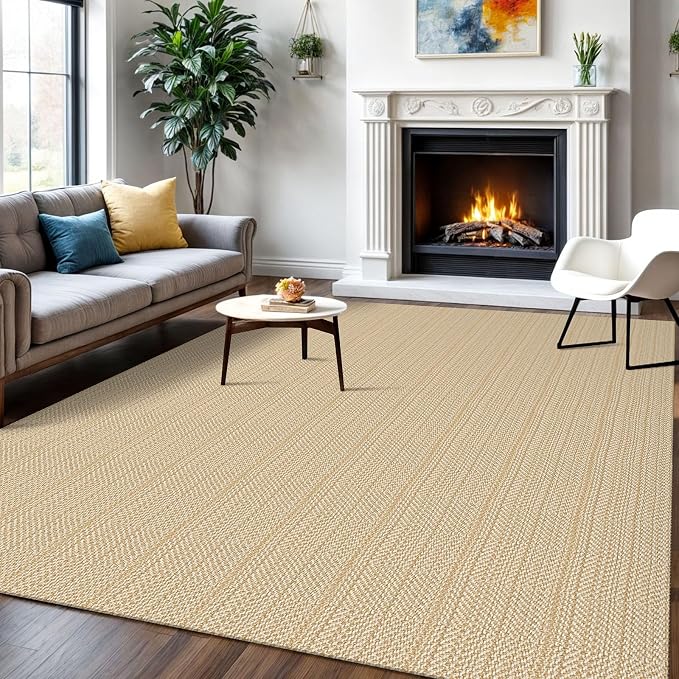 IOHOUZE Washable Area Rug 6x9 Non Slip Rubber Backed Rugs by iOhouze