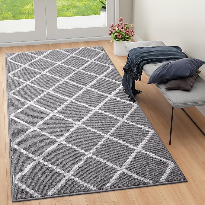 Finchitty Large Indoor Door Mat, Non-Slip Absorbent Resist Dirt Entrance Mat - Image 6