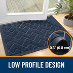 OLANLY Front Door Mat Indoor Outdoor Entrance, Waterproof All-Season, - Image 4