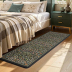Collive Kitchen Mats for Floor, Cushioned Anti Fatigue Mat Black Floral Rugs - Image 8