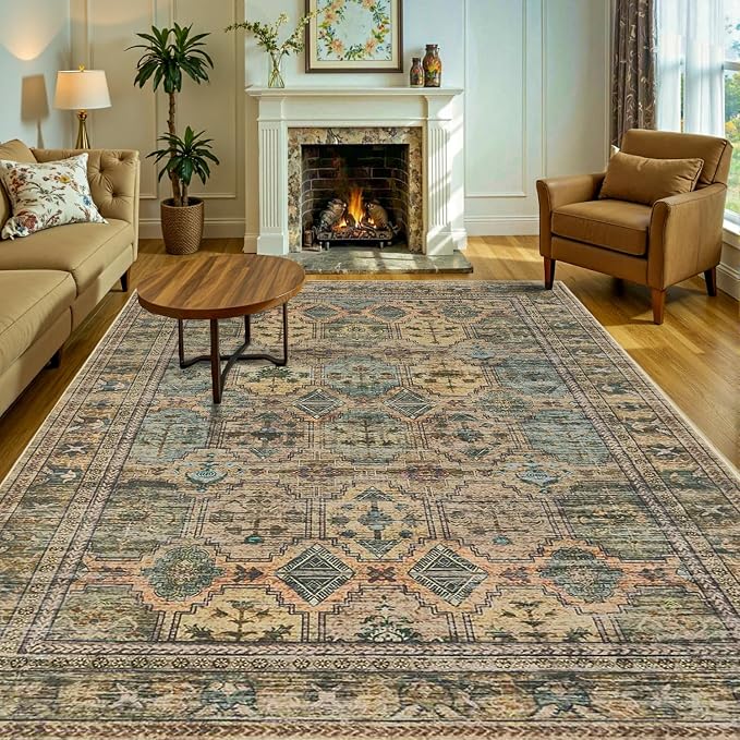 Rugxara 8x10 Area Rugs for Living Room Bedroom, Large Washable Rug, Non Slip & - Image 2