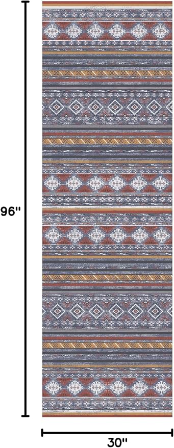 RUGSURE Washable Area Rugs 2'6'' x 8' - Image 2