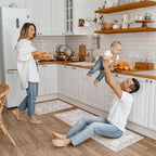 GRANNY SAYS Boho Kitchen Rug Sets of 2, Non Slip Washable Faux Wool Kitchen Mats - Image 8