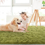 LOCHAS Bedroom Rug 2.6' x 5.3', Soft Oval Throw Rugs Carpet - Image 8