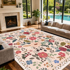 Extra Large 10x14 Area Rug for Living Room, Washable Rugs for Dining Room - Image 3