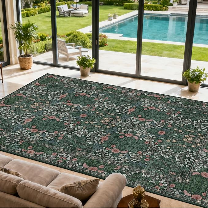 Area Rug for Living Room, 10x12 Large Washable Rugs for Dining Room, Non Slip by Unknown
